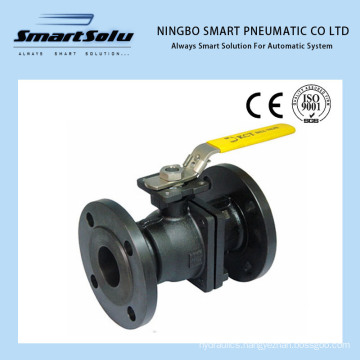 Flanged End Wcb Body ANSI Manual Operated Ball Valve